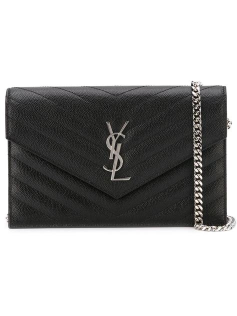 ysl monogram crossbody|YSL monogram quilted wallet.